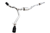 AWE Tread Edition Catback Dual Exhaust for Jeep JT 3.6L - Diamond Black Tips - Primary